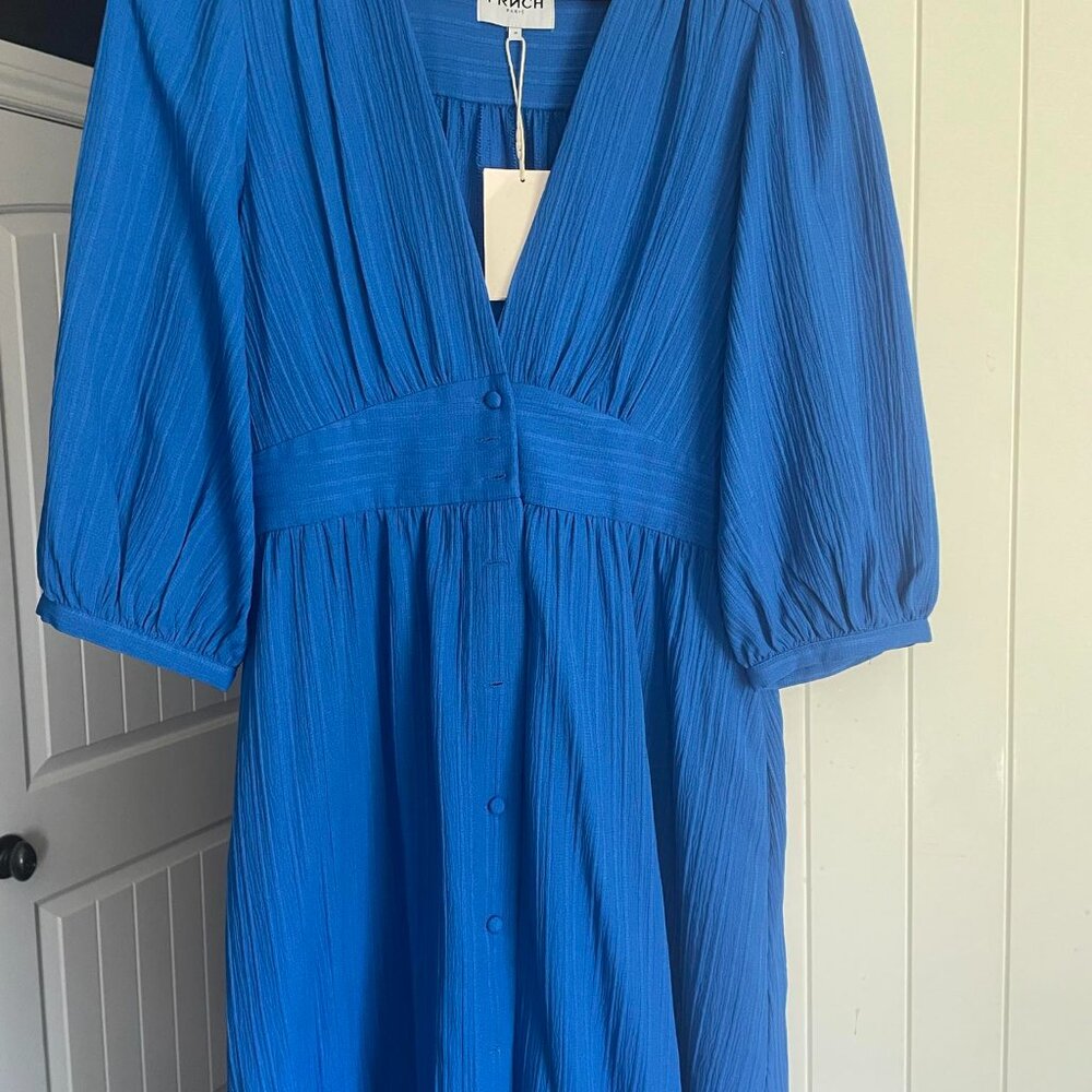 FRNCH BLUE DRESS - Picture 2 of 5